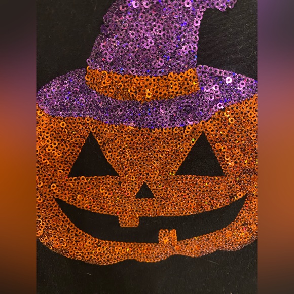 Vibrant Black and Orange Matching Set for Festive Occasions - Picture 3 of 6